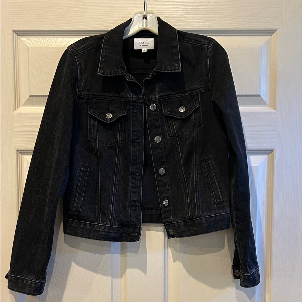 Women's Black Denim Jean Jacket